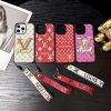 ルイヴィトン iPhone ケース 手提げ ストラップ付き 落下防止 PUレザー 全面保護 かっこいい