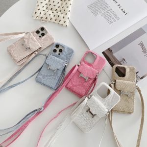 エルメス iPhone ケース ショルダーストラップ付き 蛇柄 おしゃれ 多機能