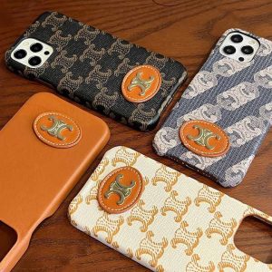 セリーヌ iPhone ケース トリオンフ レザー 薄型 人気 耐衝撃