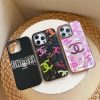 シャネル iPhone ケース 鏡面加工 ココマーク プリント おしゃれ MagSafe対応