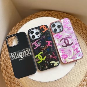 シャネル iPhone ケース 鏡面加工 ココマーク プリント おしゃれ MagSafe対応