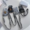 レディ?ディオール iPhone ケース ショルダー 斜めがけ オブリークキャンバス カード収納