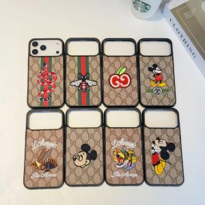 グッチ iPhone ケース ディズニーキャラクター かわいい 耐衝撃
