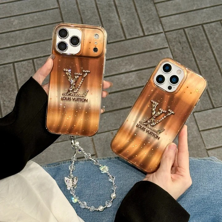 ヴィトン iPhone ケース キラキララインストーン付き おしゃれ