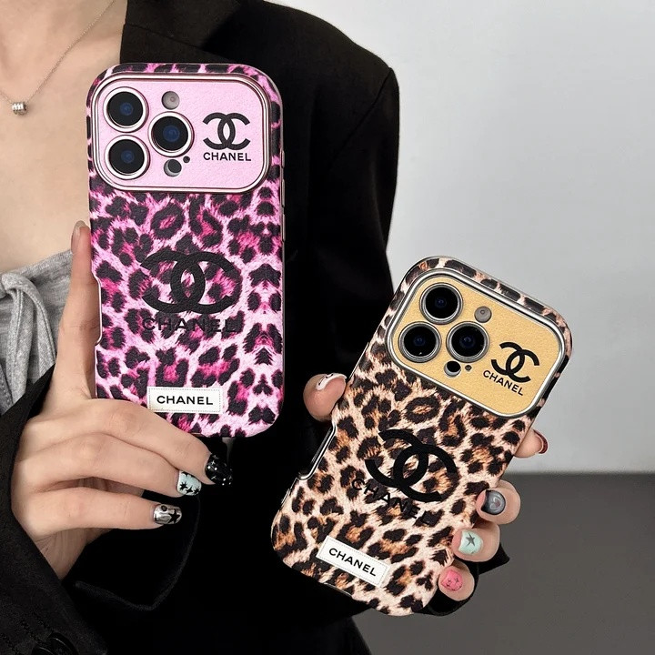 シャネル iPhone ケース レザー ヒョウ柄 軽量 薄型 指紋防止 高級 通販