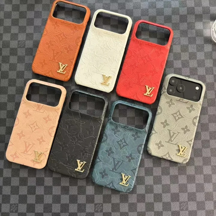 ルイヴィトン iPhone ケース 褶皺レザーデザイン 薄型軽量 MagSafe対応 おしゃれ