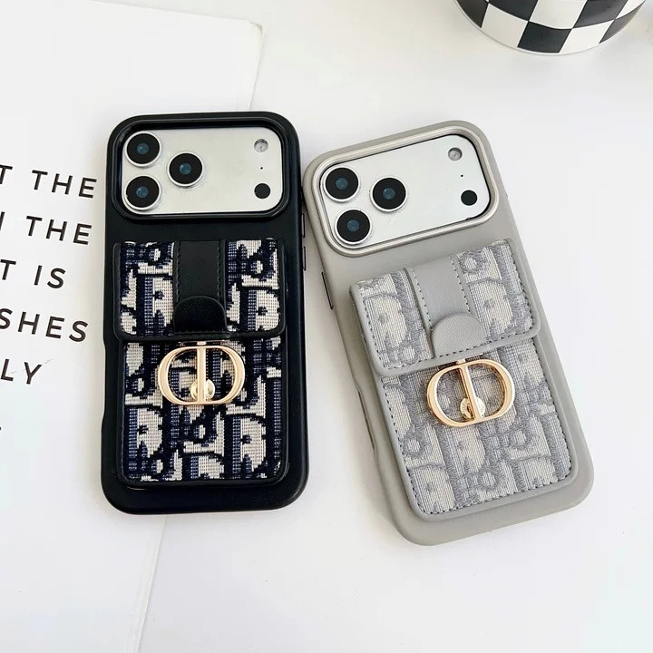 ディオール iPhone ケース オブリーク ジャカード カード収納 CDシグネチャー おしゃれ