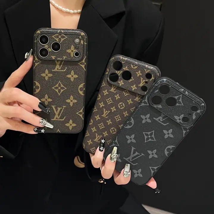 ルイヴィトン iPhone ケース モノグラム レザー 全面保護 カメラカバー ビジネススタイル