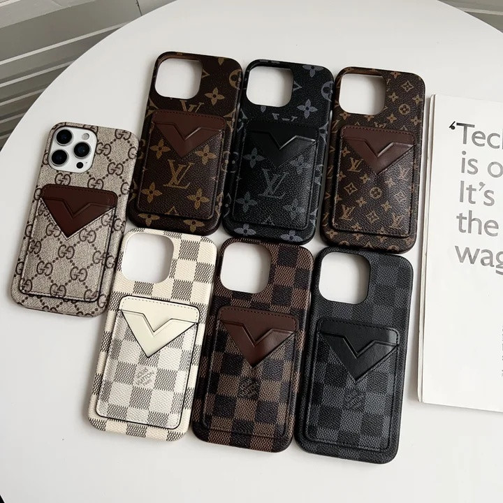 ルイヴィトン iPhone ケース カード収納 背面収納 モノグラム ダミエ