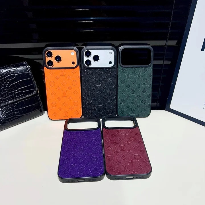 ルイヴィトン iPhone ケース 型押しグリッター モノグラム コンパクト 薄型 おしゃれ