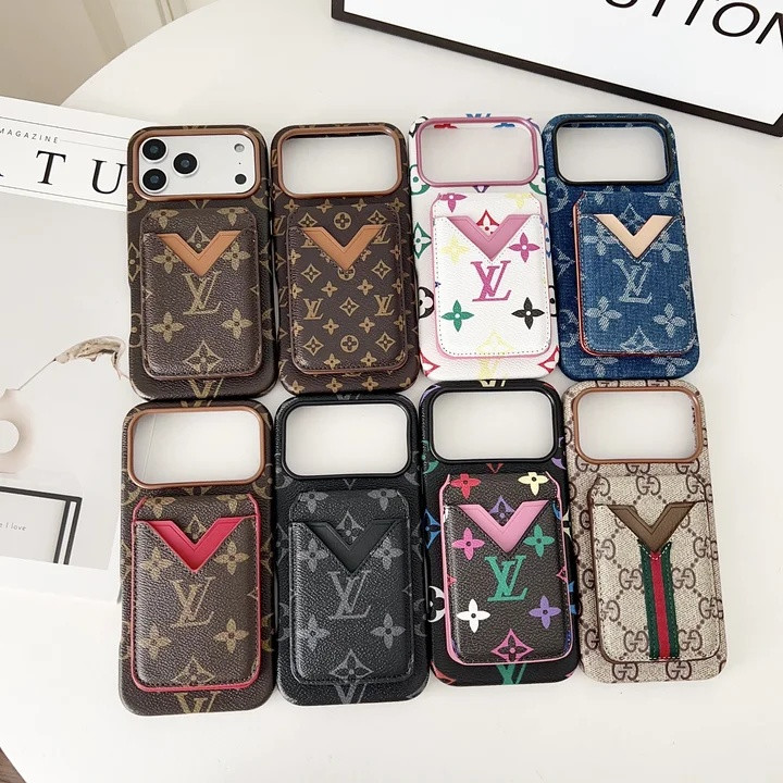 ルイヴィトン iPhone ケース 背面カード収納 スタンド機能 大人かわいい