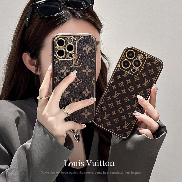 ルイヴィトン iPhone ケース シリコン 薄型 軽量 メッキ加工 カメラ保護 モノグラム柄