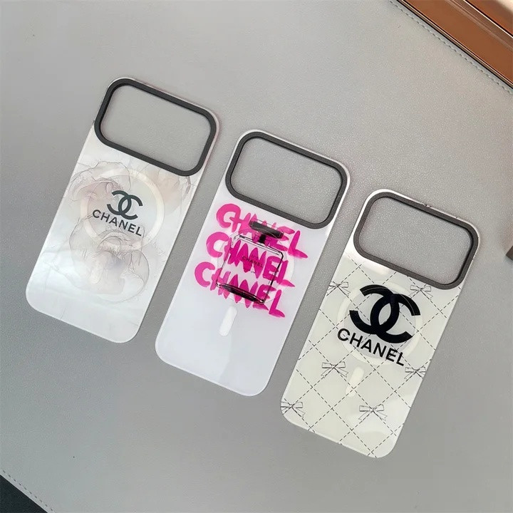 シャネル iPhone ケース MagSafe対応 分体式 ココマーク ガラス背面 耐衝撃 新作