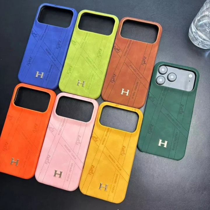 エルメス iPhone ケース 薄型 軽量 耐衝撃 Hロゴ レザー 画面保護