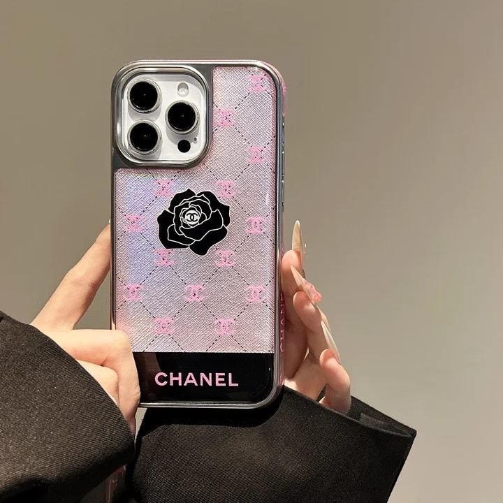 シャネル iPhone ケース 花柄 ココマーク アクリル素材 全面保護 送料無料