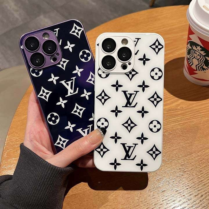 ルイヴィトン iPhone ケース 背面ガラス 耐衝撃 カメラカバー モノグラム ファッション