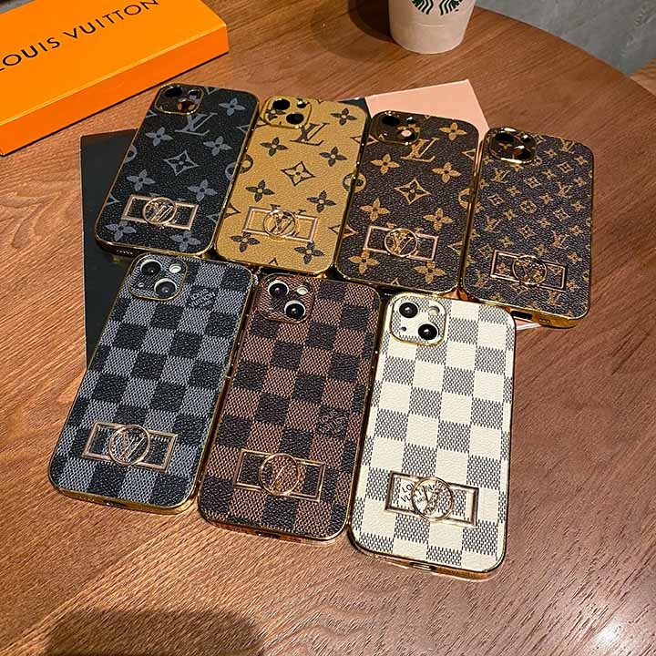 ルイヴィトン iPhone ケース モノグラム レザー レンズ保護 電気メッキ加工 メンズ?レディース向け