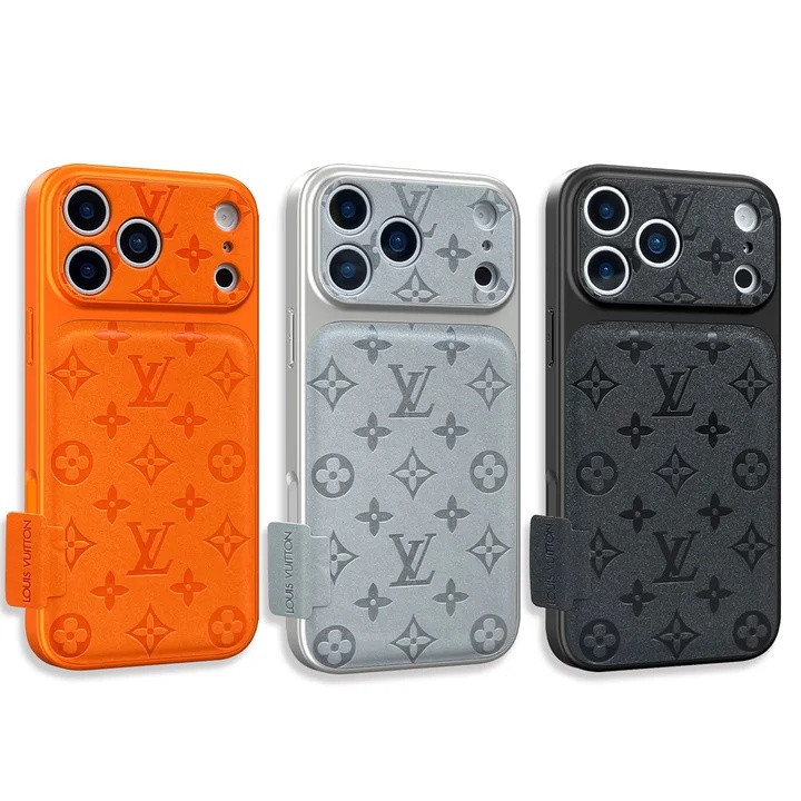 ルイヴィトン iPhone ケース モノグラム レザー 型押し おしゃれ カメラ保護 耐衝撃