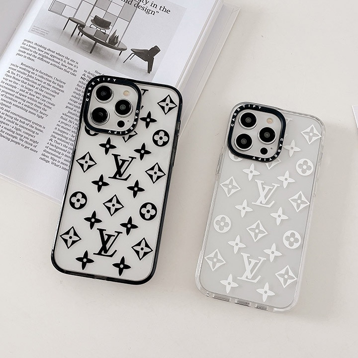 ルイヴィトン iPhone ケース クリア TPU 耐衝撃吸収 透明 黄変防止 おしゃれ