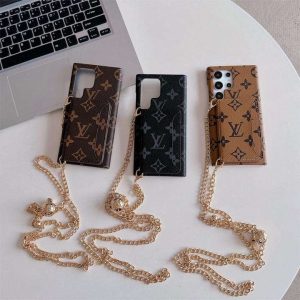 ルイヴィトン iPhone ケース モノグラムデザイン ショルダー付き おしゃれ MagSafe対応