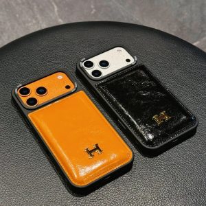 エルメス iPhone ケース レザーカバー Hメタルロゴ ソフトケース 美品 おしゃれ