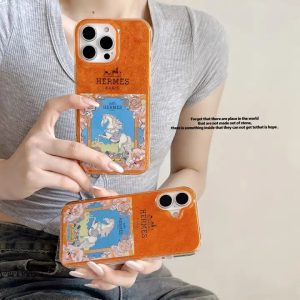 エルメス iPhone ケース キラキラ 金箔 グリッター 流砂 動く 携帯ケース