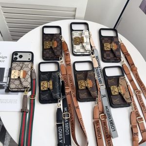 ルイヴィトン iPhone ケース モノグラム ダミエ レザー カード収納 ロックボタン メンズ