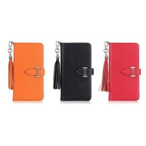 エルメス iPhone ケース 手帳型 カード入れ スタンド機能付き レザー製 大人のおしゃれ